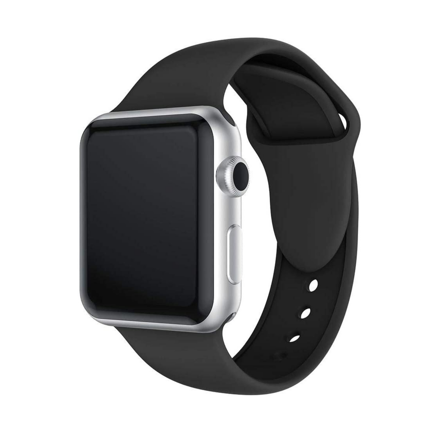 Pulseira De Silicone Casual Para Apple Watch 42/44/45/49mm