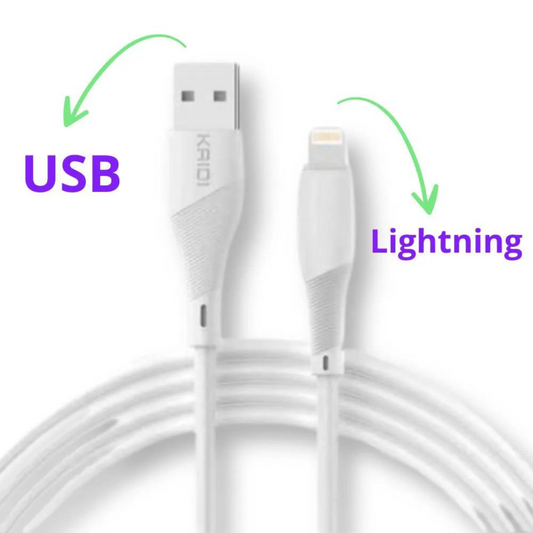 Cabo Kaidi  USB-LIGHTNING/TIPO-C